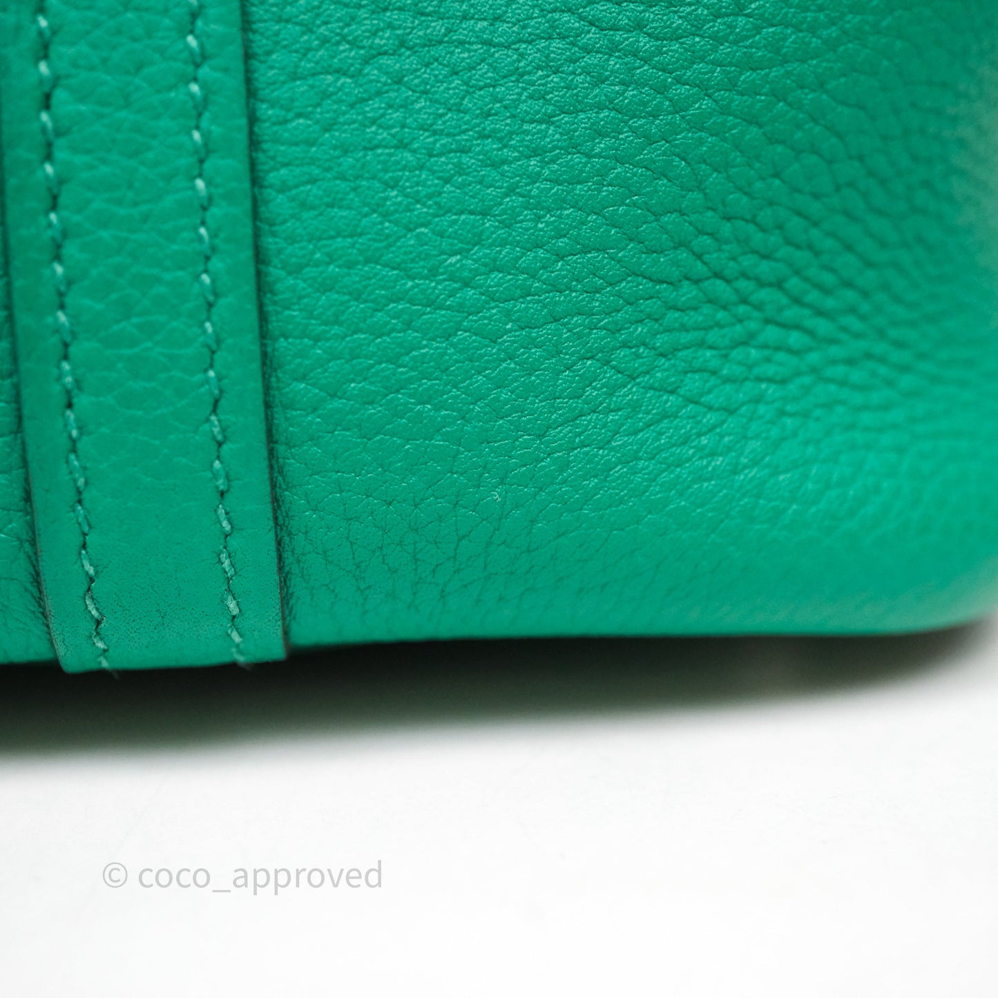 Hermes Picotin 18 Vert Jade O6 Clemence Palladium Hardware