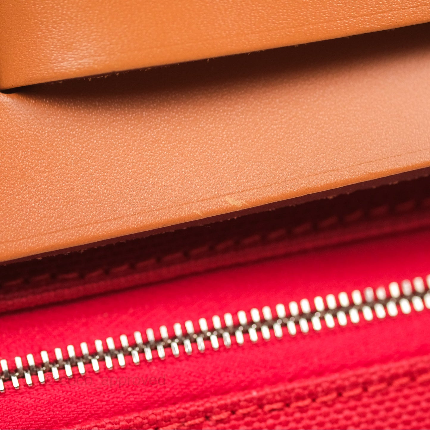 Hermès Herbag Zip 31 Rouge Tomate S5/ Naturel 27 Canvas Palladium Hardware