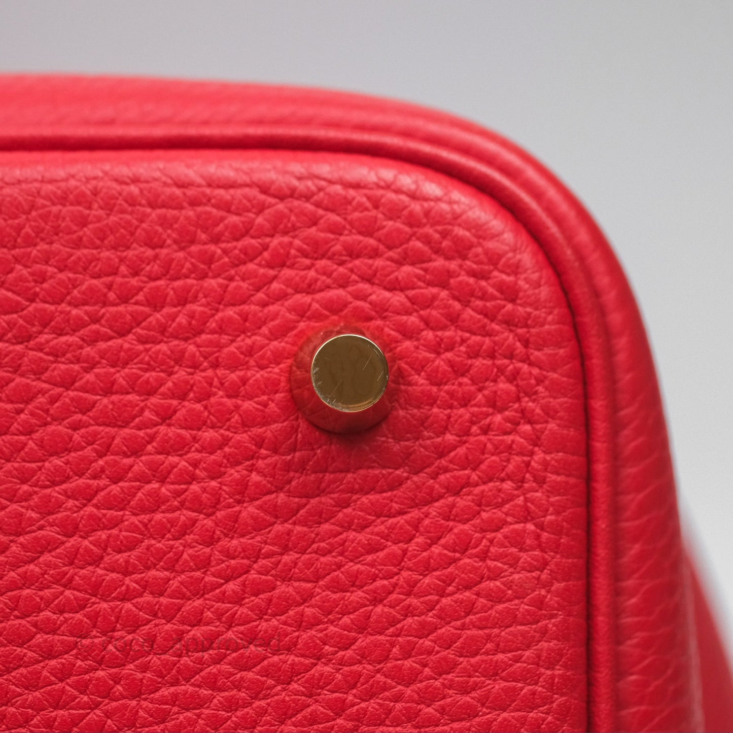 Hermès Picotin 22 Rouge Tomate S5 Clemence Gold Hardware