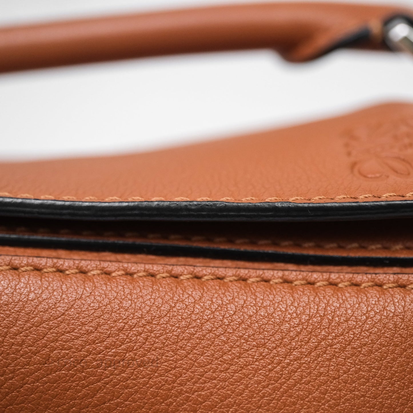 Loewe Mini Puzzle Bag Tan Calfskin Palladium Hardware