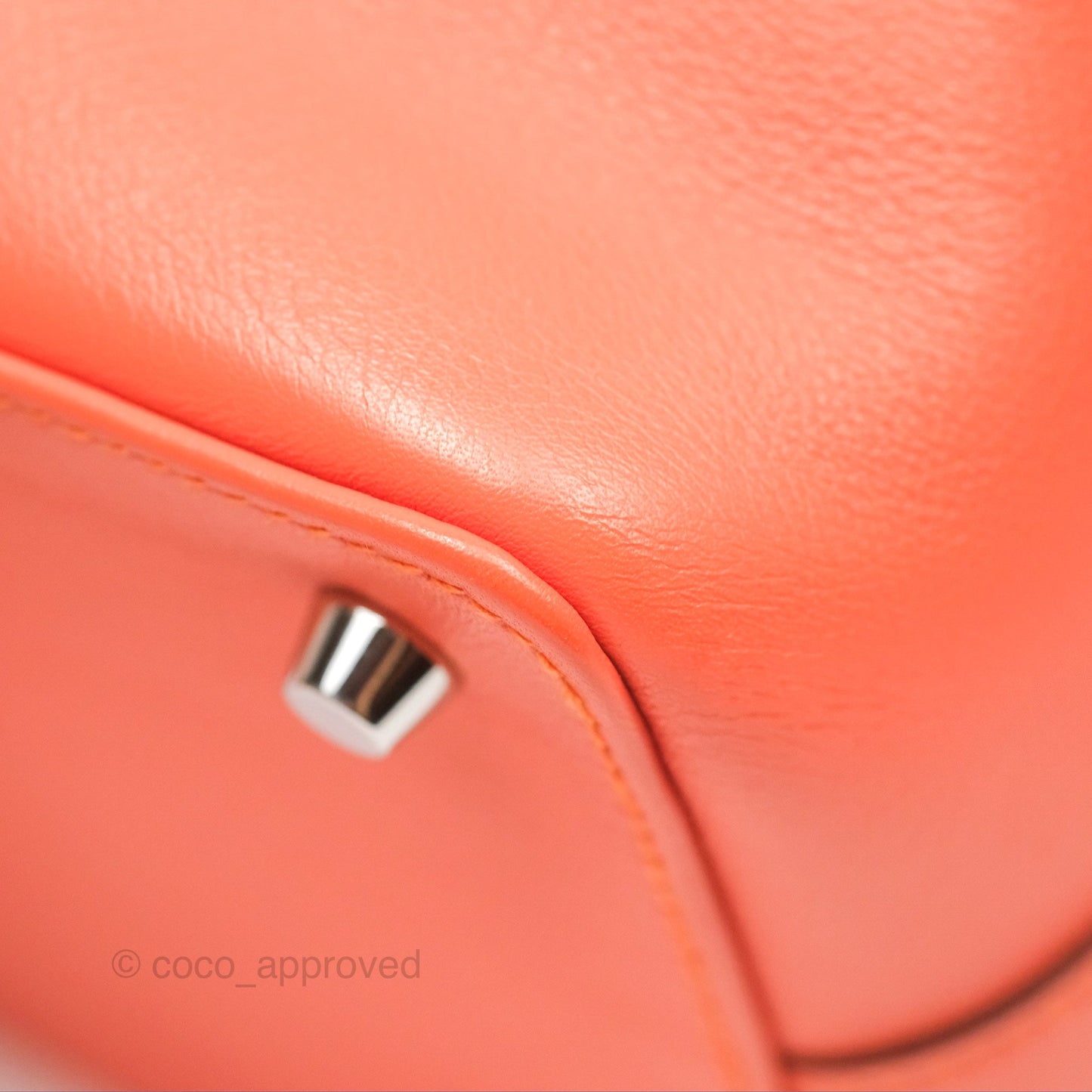 Hermès ToolBox 20 Mangue Evercolor Palladium Hardware
