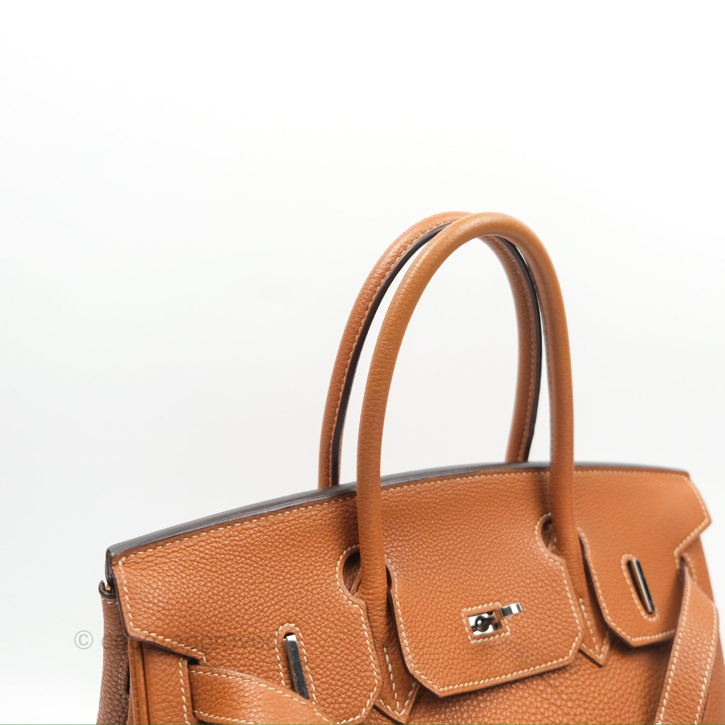 Hermès Birkin 30 Retourne Gold Clemence Palladium Hardware