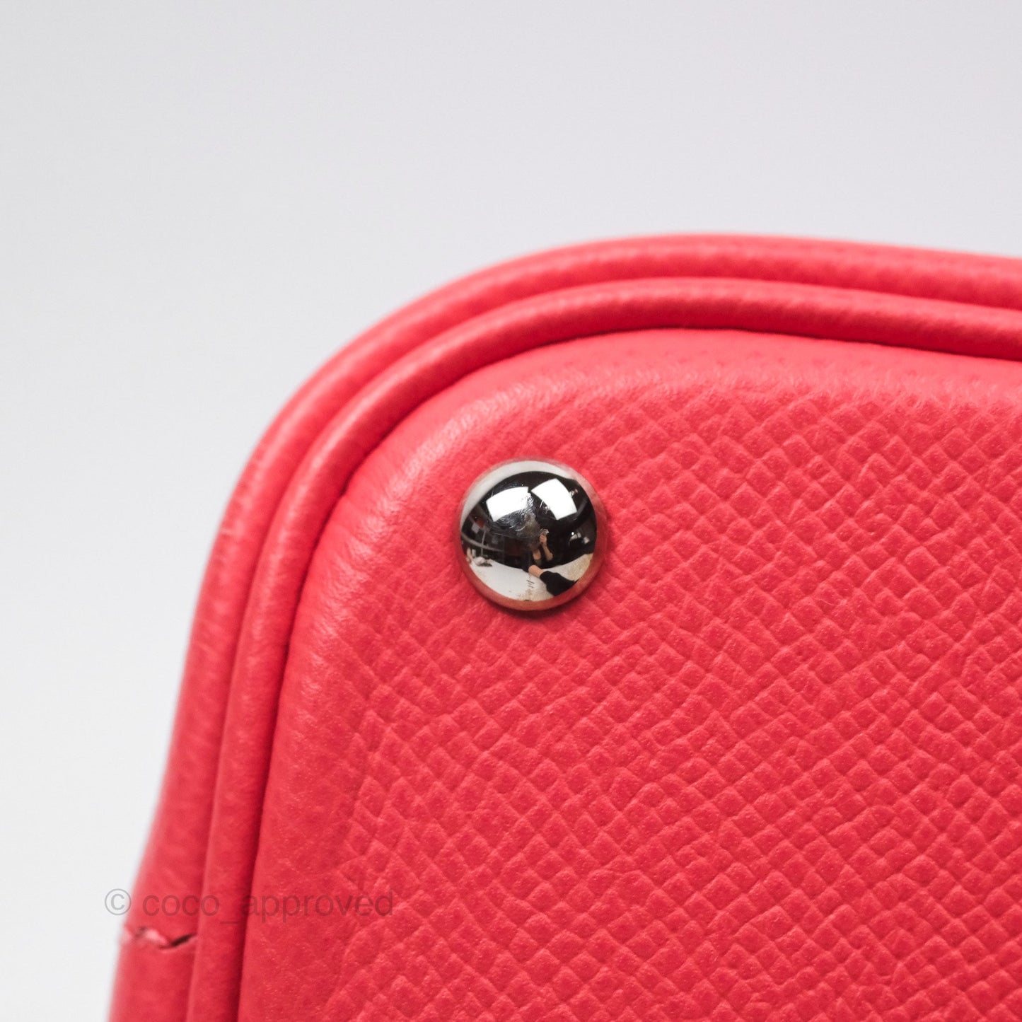Hermès Bolide 27 Rose Jaipur T5 Epsom Palladium Hardware
