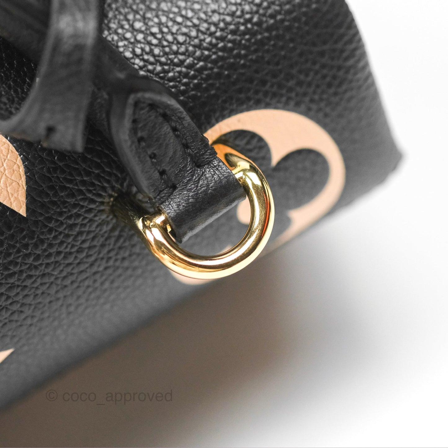 Louis Vuitton Madeleine BB Monogram Empreinte Black Beige