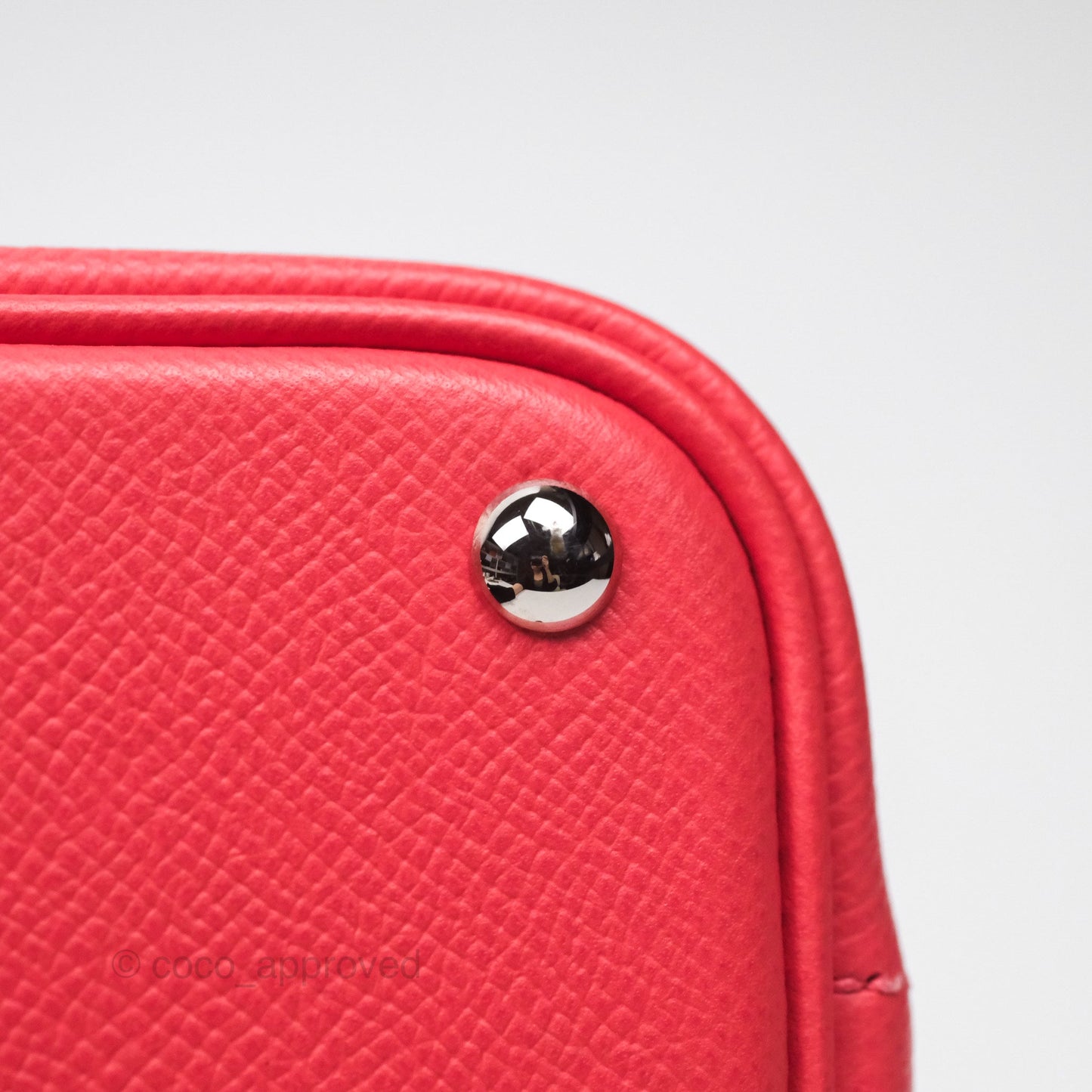 Hermès Bolide 27 Rose Jaipur T5 Epsom Palladium Hardware
