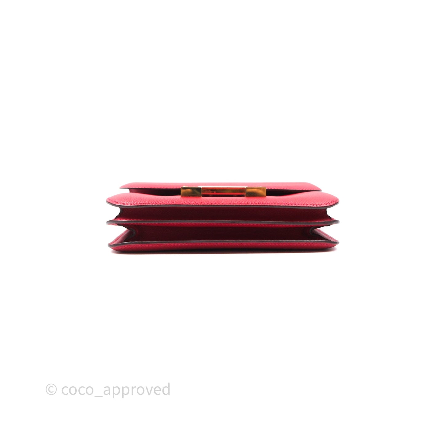 Hermès Constance Mini 18cm Rouge Casque Epsom Gold Hardware