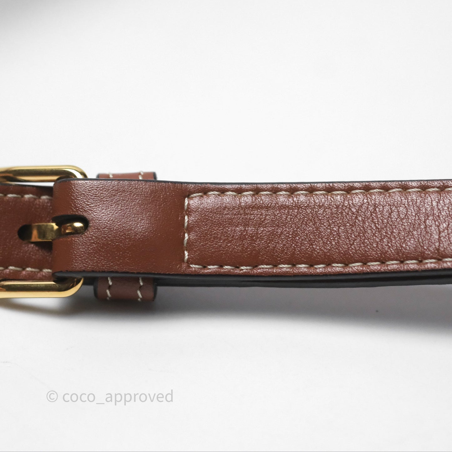 Celine Folco Cuir Triomphe in Smooth Calfskin Tan