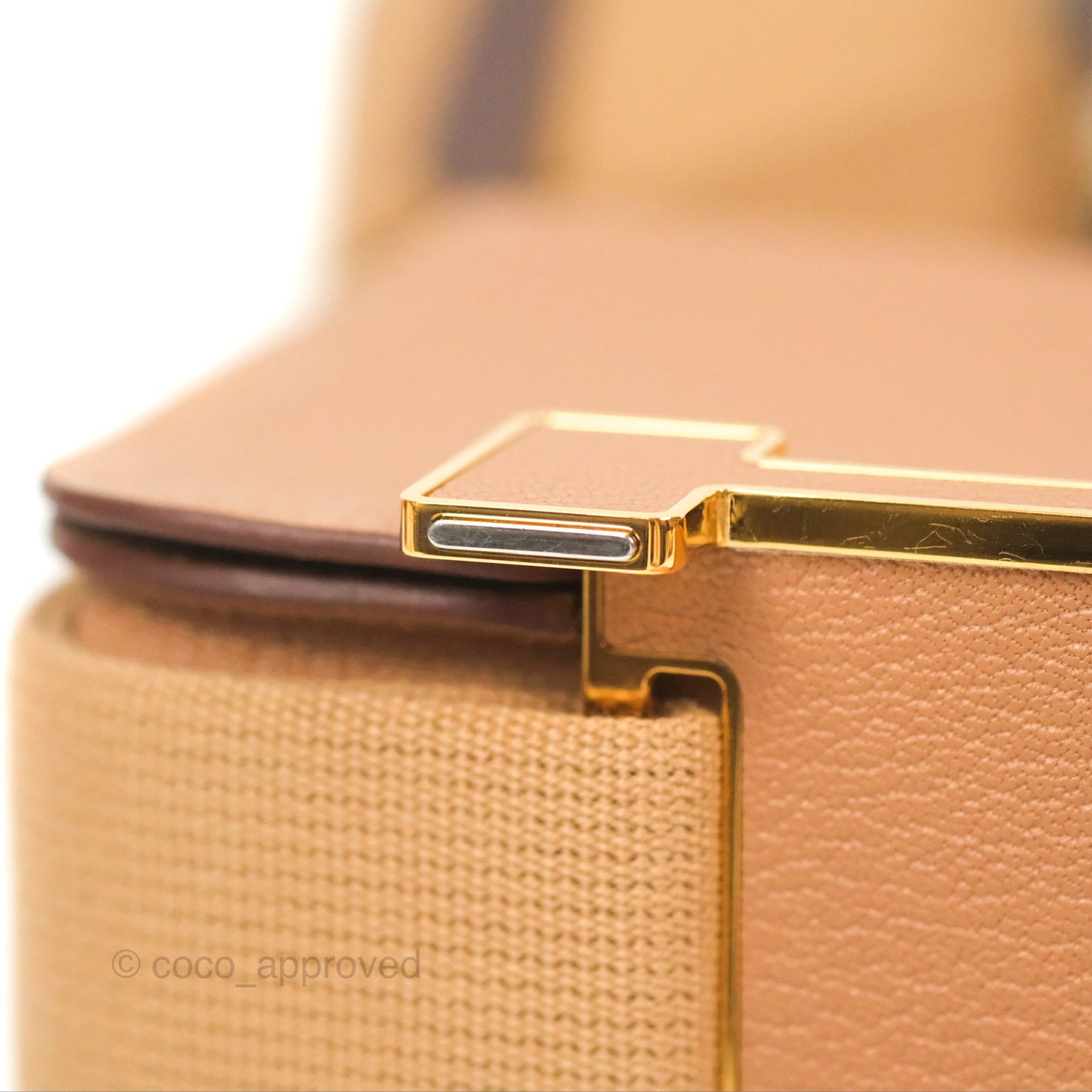 Hermès Geta Bag Chai 0M Quebracho 2J Gold Hardware