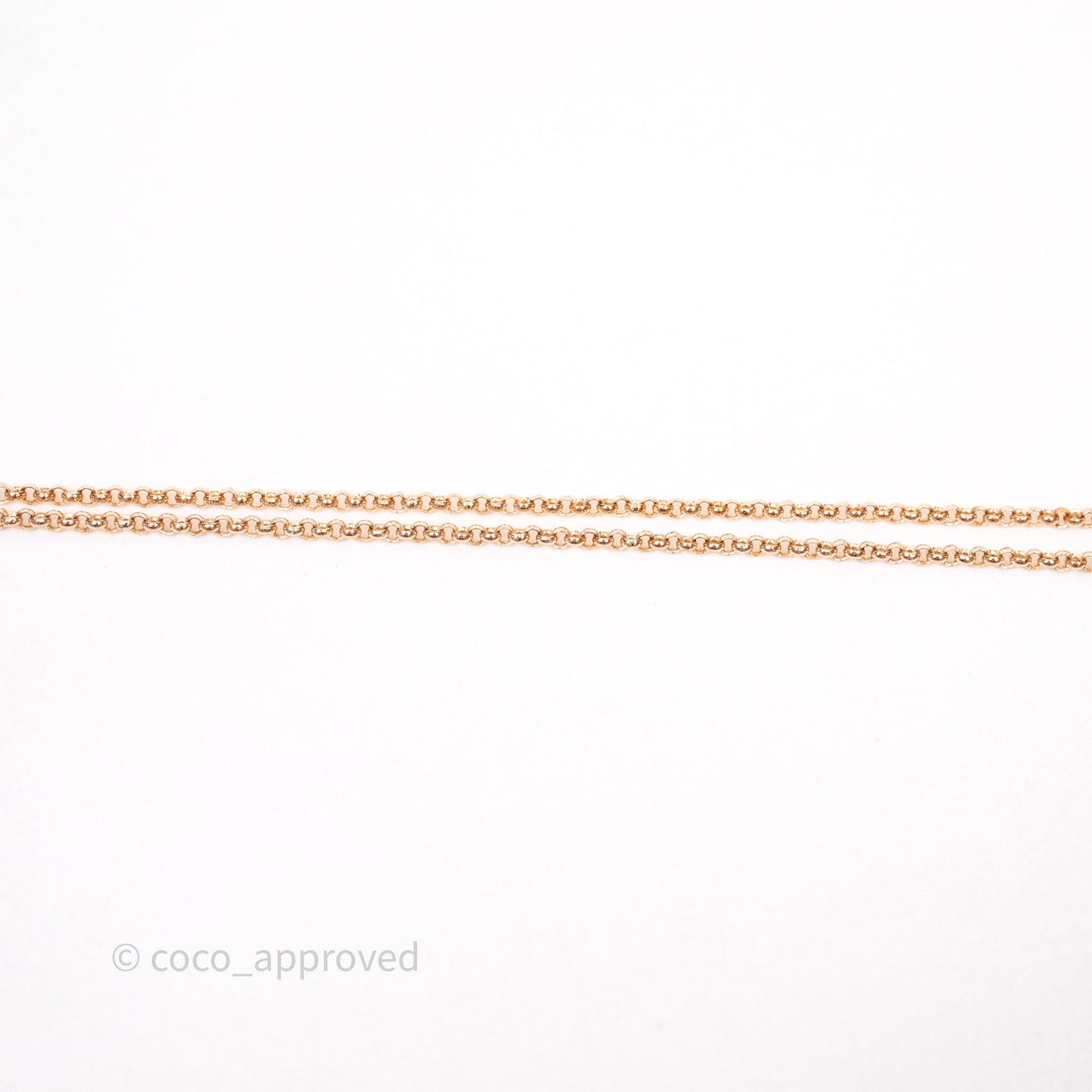 Hermes Ex-Libris Pendant Necklace Diamond Rose Gold Hardware