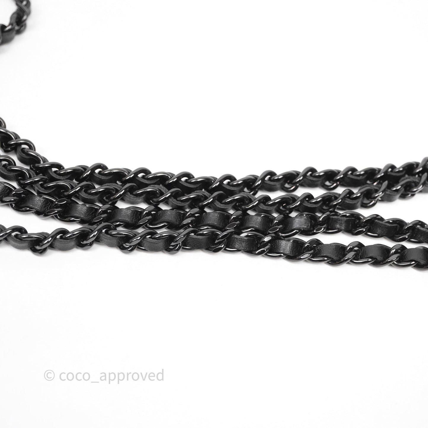 Chanel WOC Chevron Reissue So Black Calfskin