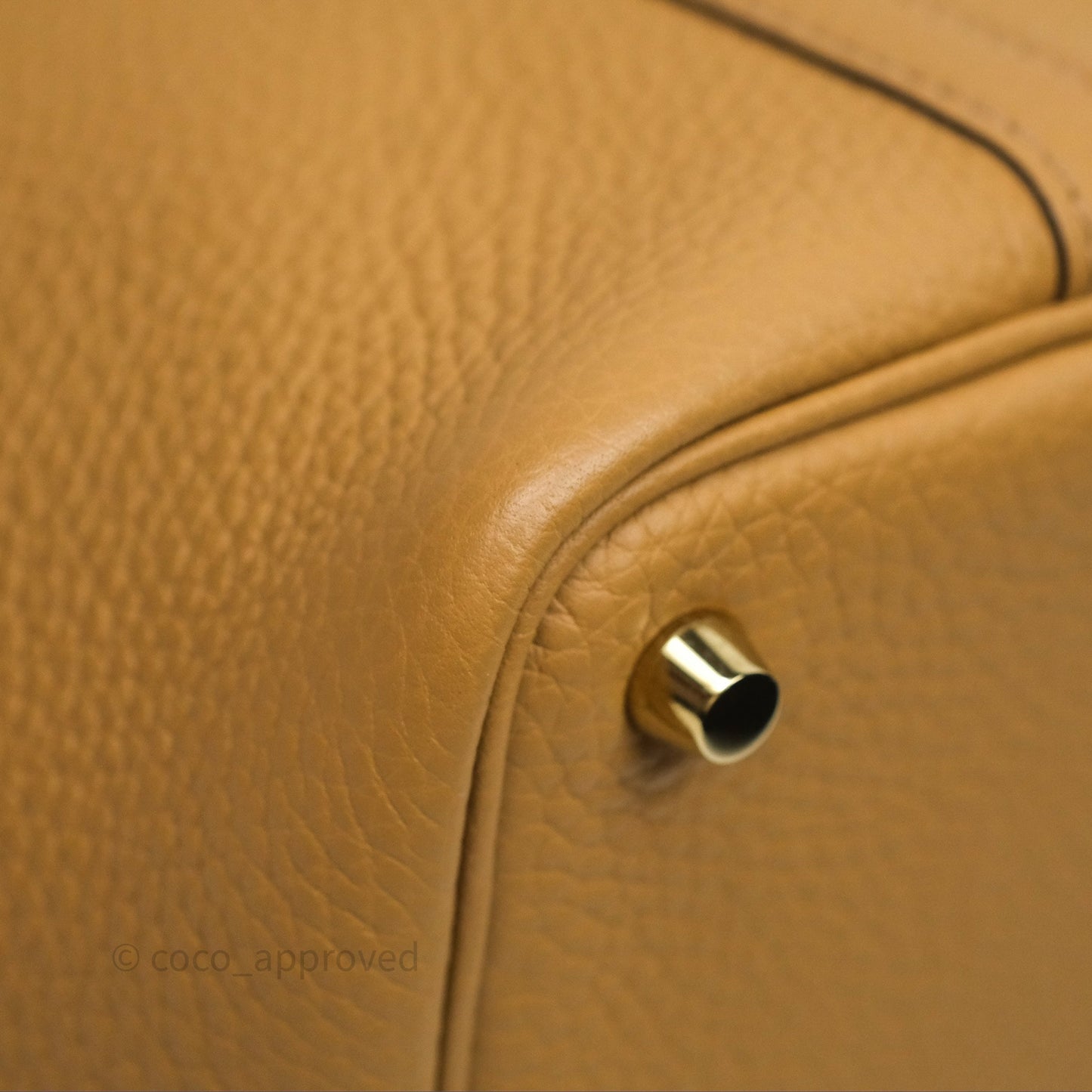 Hermès Picotin Lock 18 Biscuit 48 Clemence Gold Hardware