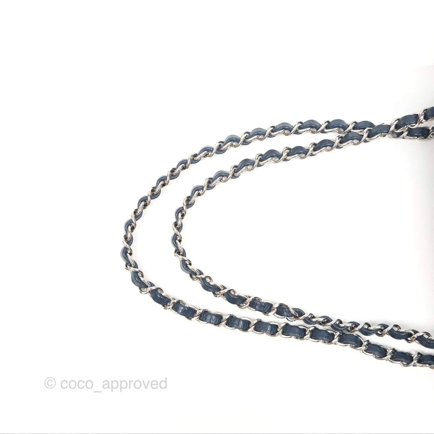 Chanel Medium Timeless CC Flap Bag Navy Caviar Silver Hardware