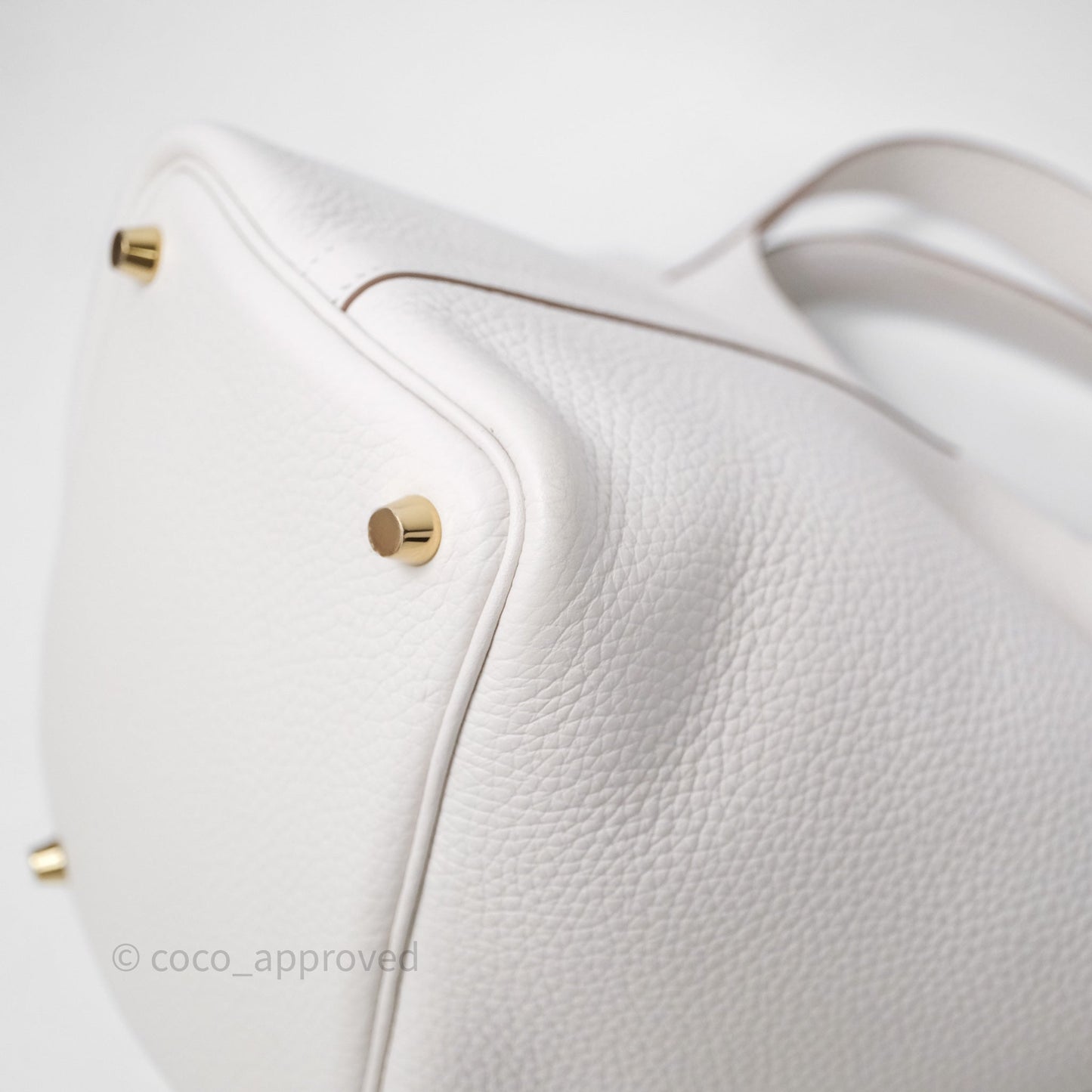 Hermes Picotin Lock 18 Gris Pale M4 Clemence Gold Hardware