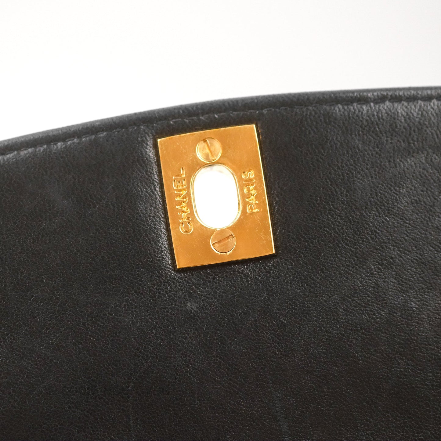 Chanel Vintage Medium Classic Diana Flap Bag Black Quilted Lambskin