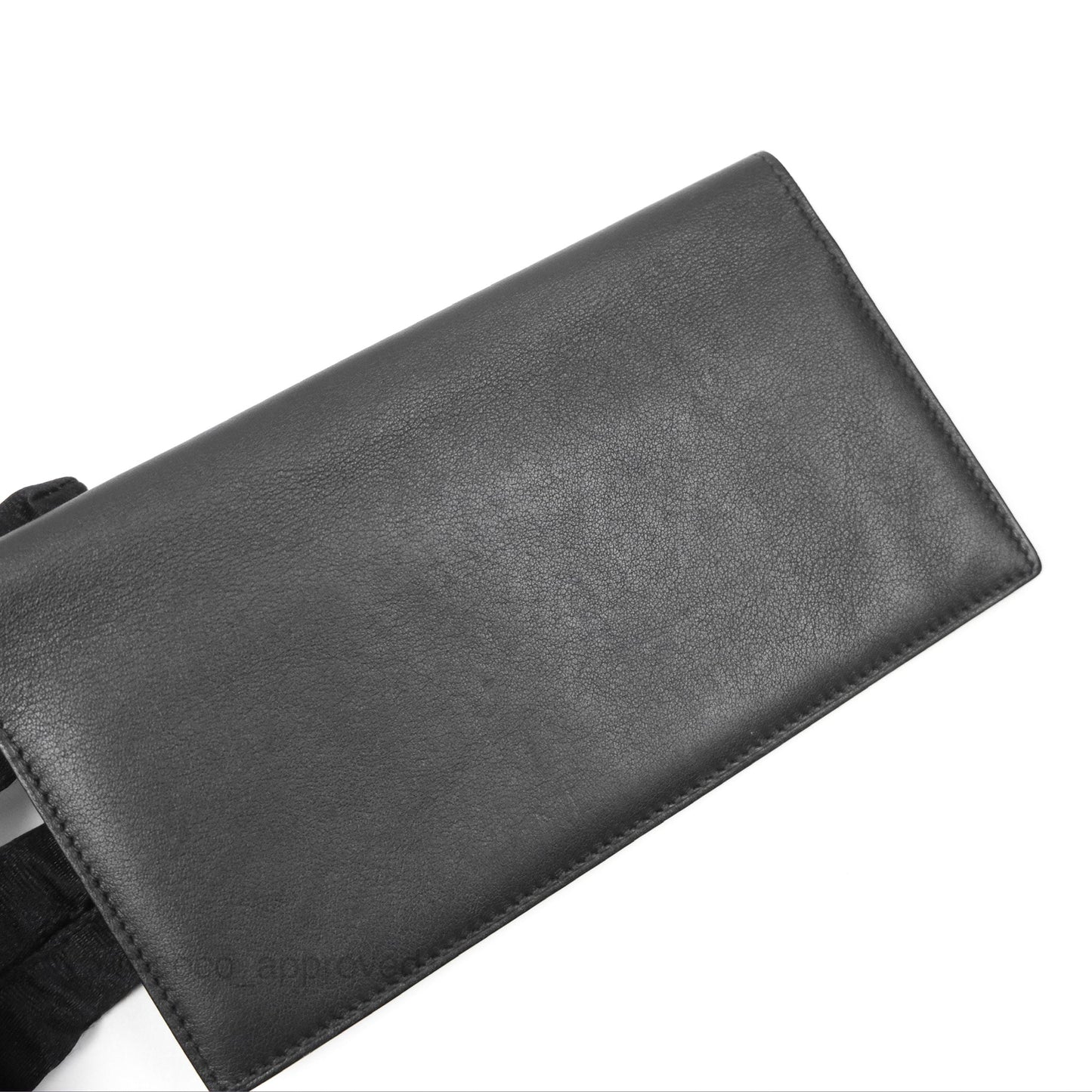 Hermès Citizen Twill Long Wallet Black Swift