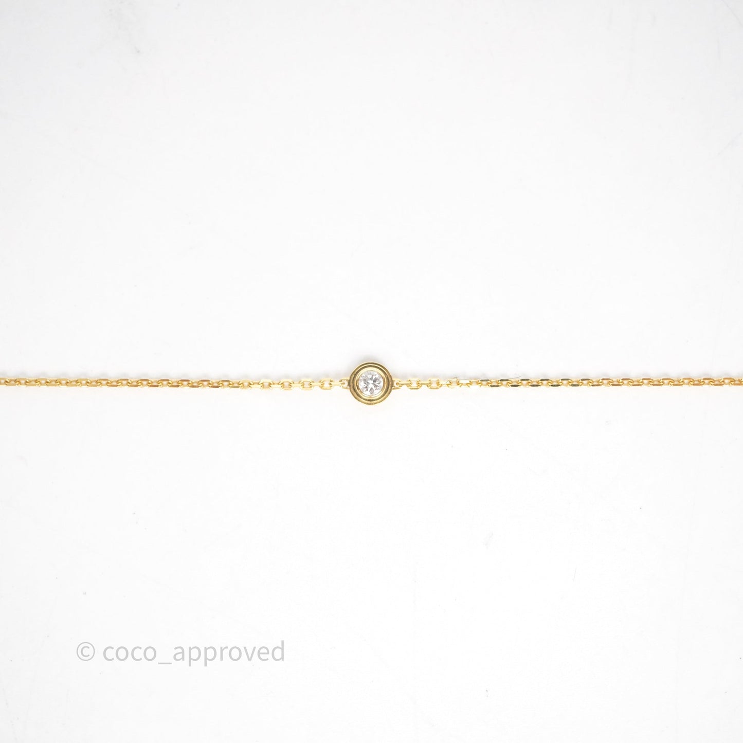 Cartier d'Amour Bracelet Mini Yellow Gold Diamond