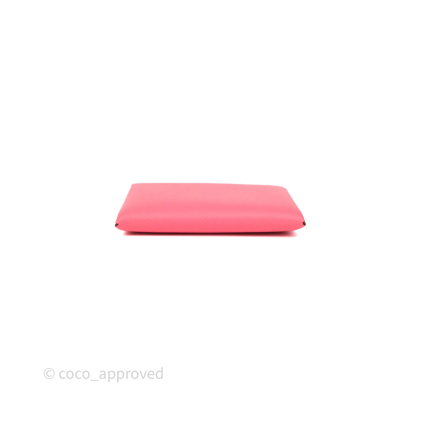Hermès Calvi Card Holder Rose Azalee 8W Epsom Palladium Hardware