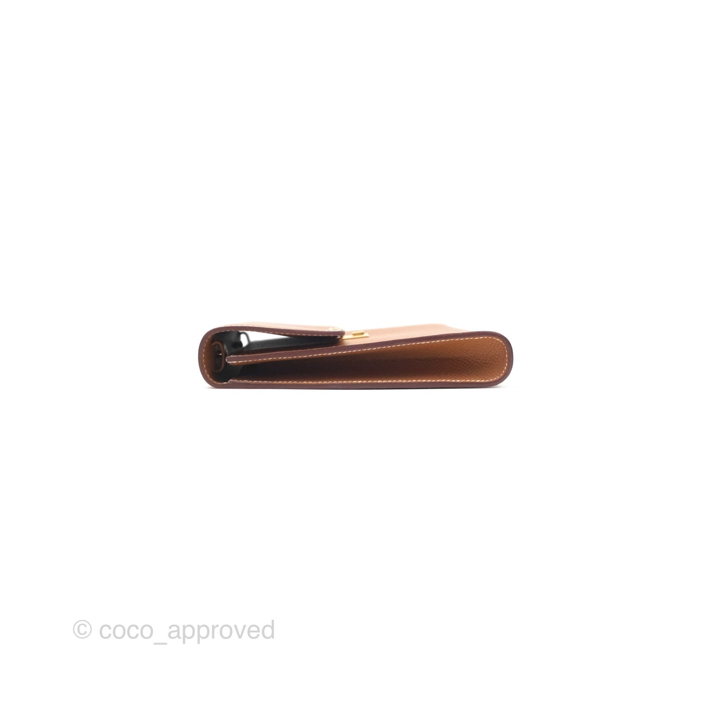 Hermès Clic 16 Wallet On Chain Gold Epsom Gold Hardware