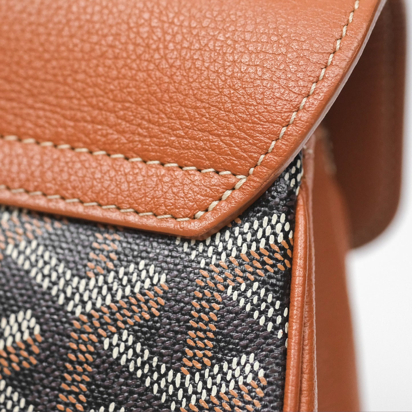 Goyard Saïgon Mini Bag Tan Goyardine Canvas/Chevroches Calfskin