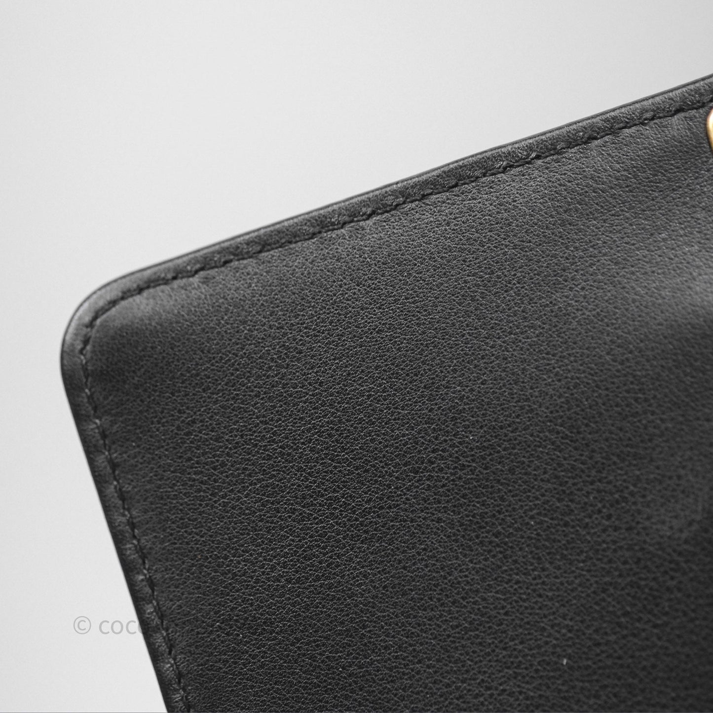 Chanel Small Boy Black Lambskin Aged Gold Hardware