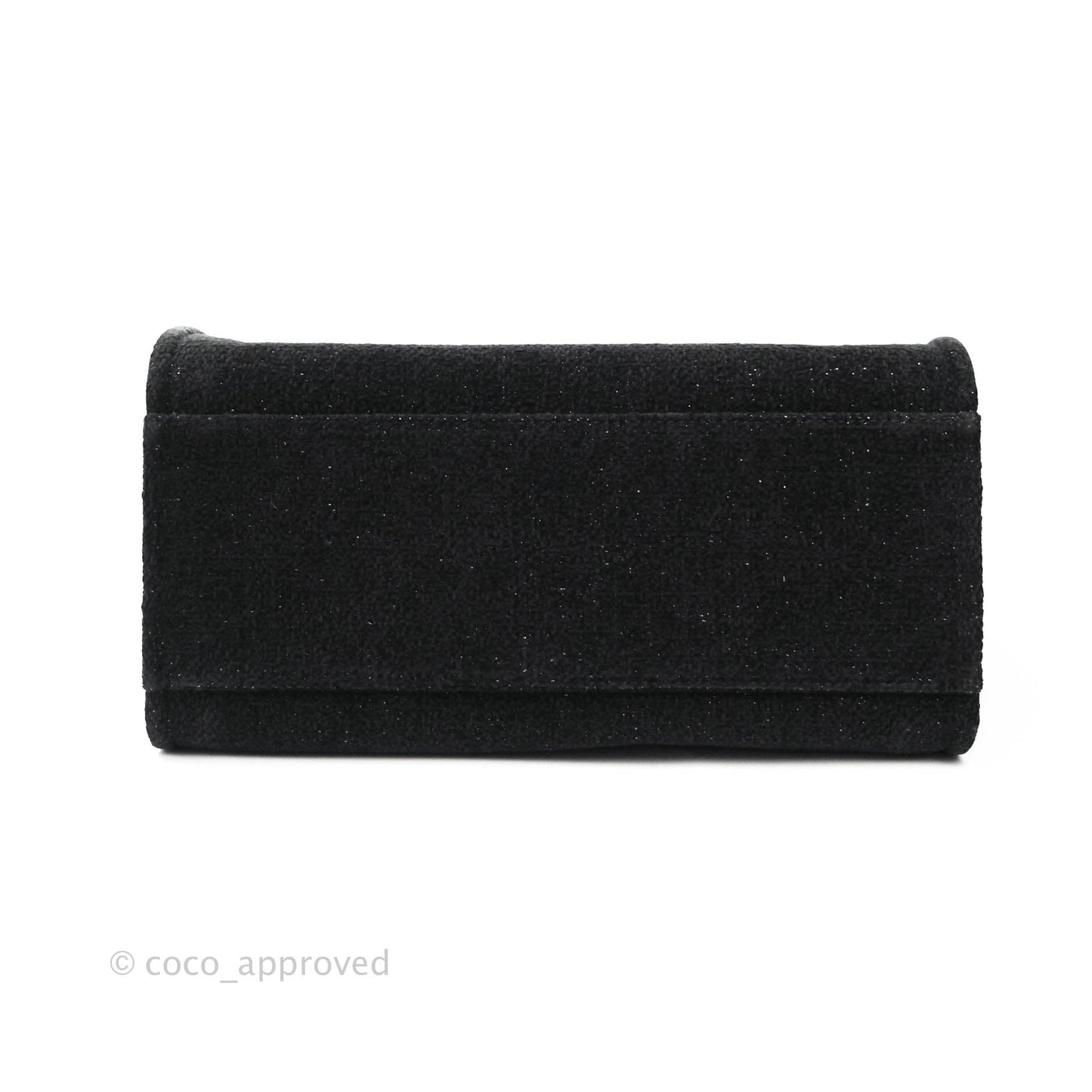 Chanel Large Deauville Black Glitter Lurex