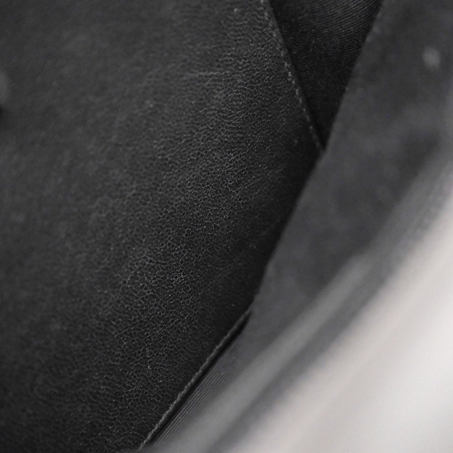 Saint Laurent Medium Niki Chain Bag Crinkled Calfskin Grey