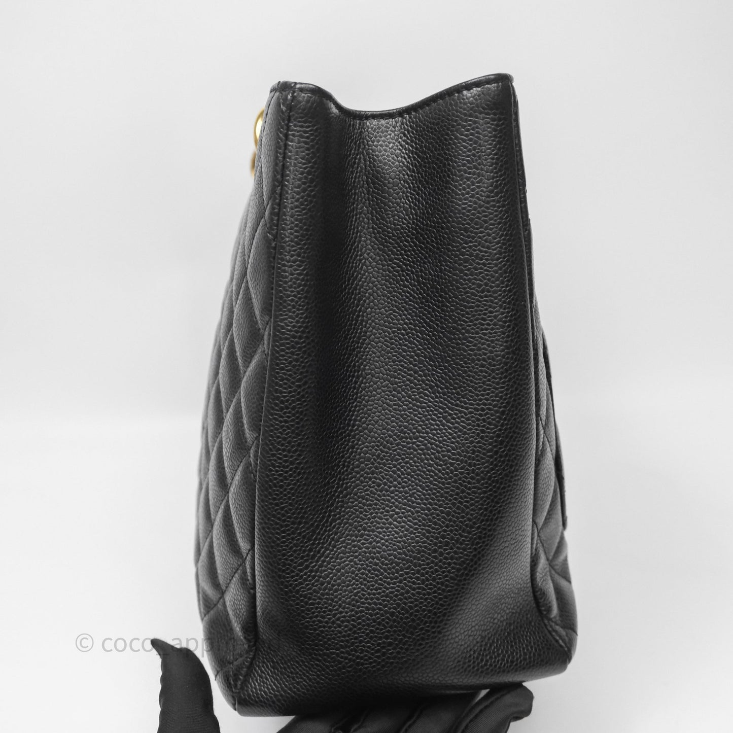 Chanel GST Black Caviar Gold Hardware