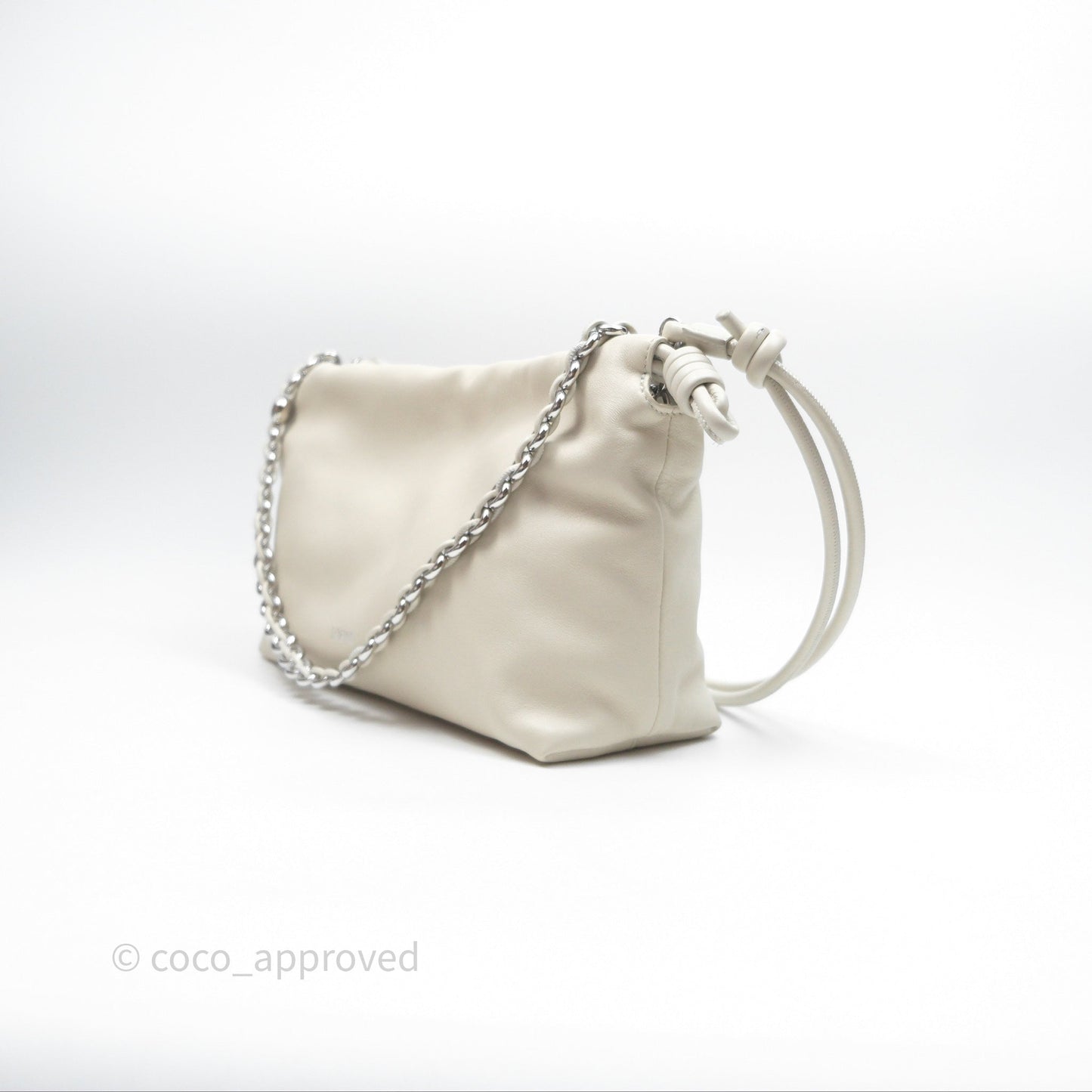 Loewe Medium Flamenco Purse in Mellow Nappa Lambskin Sea Salt