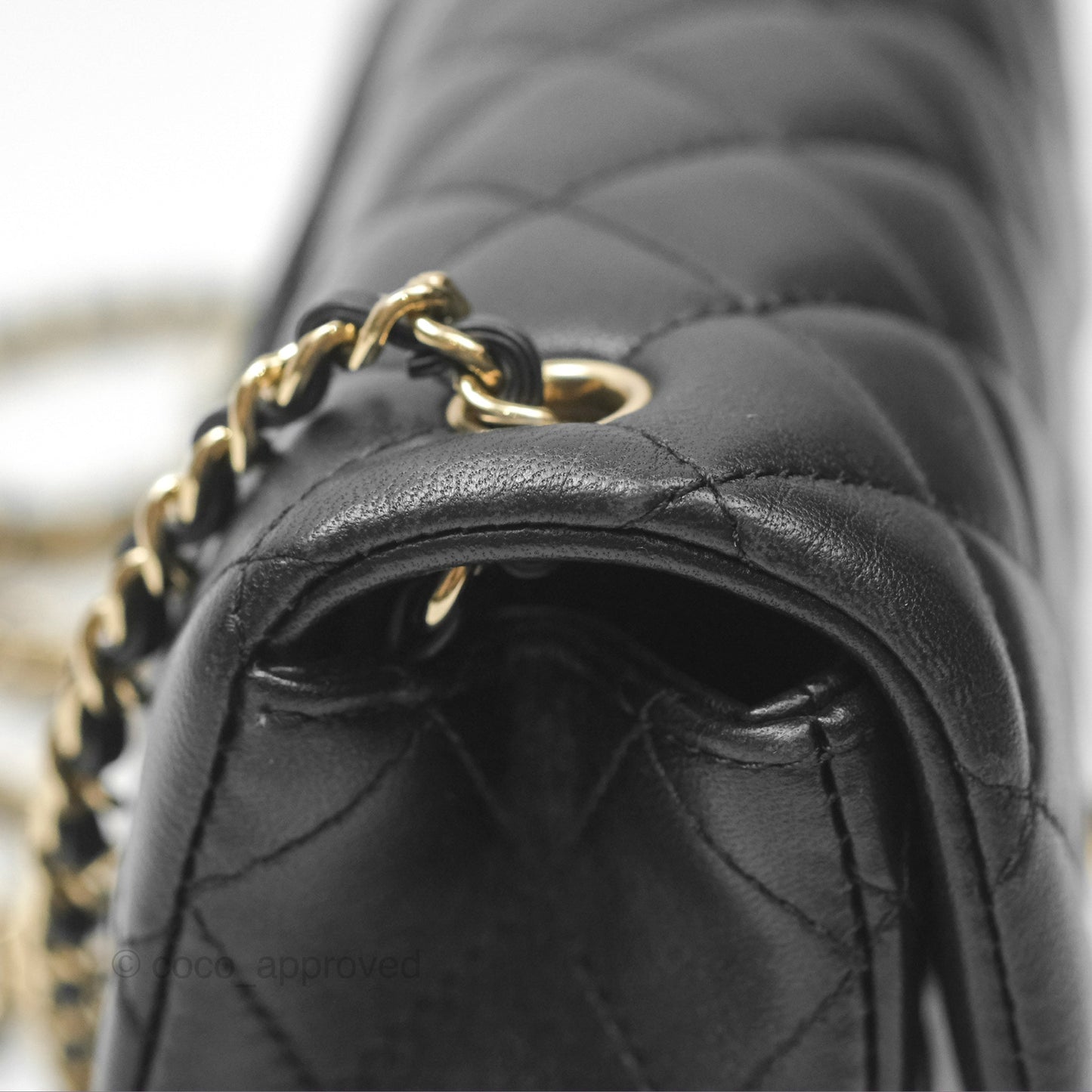 Chanel Ball Crush Mini Rectangular Black Lambskin Gold Hardware 23C