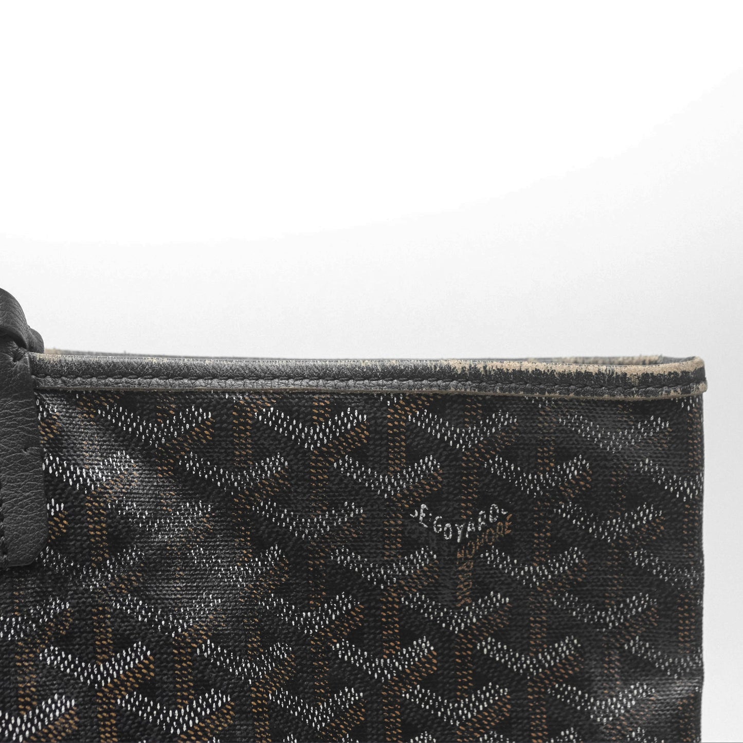 Goyard Saint Louis Black Goyardine Canvas PM⁣⁣⁣⁣⁣⁣⁣⁣⁣⁣⁣⁣⁣⁣⁣⁣