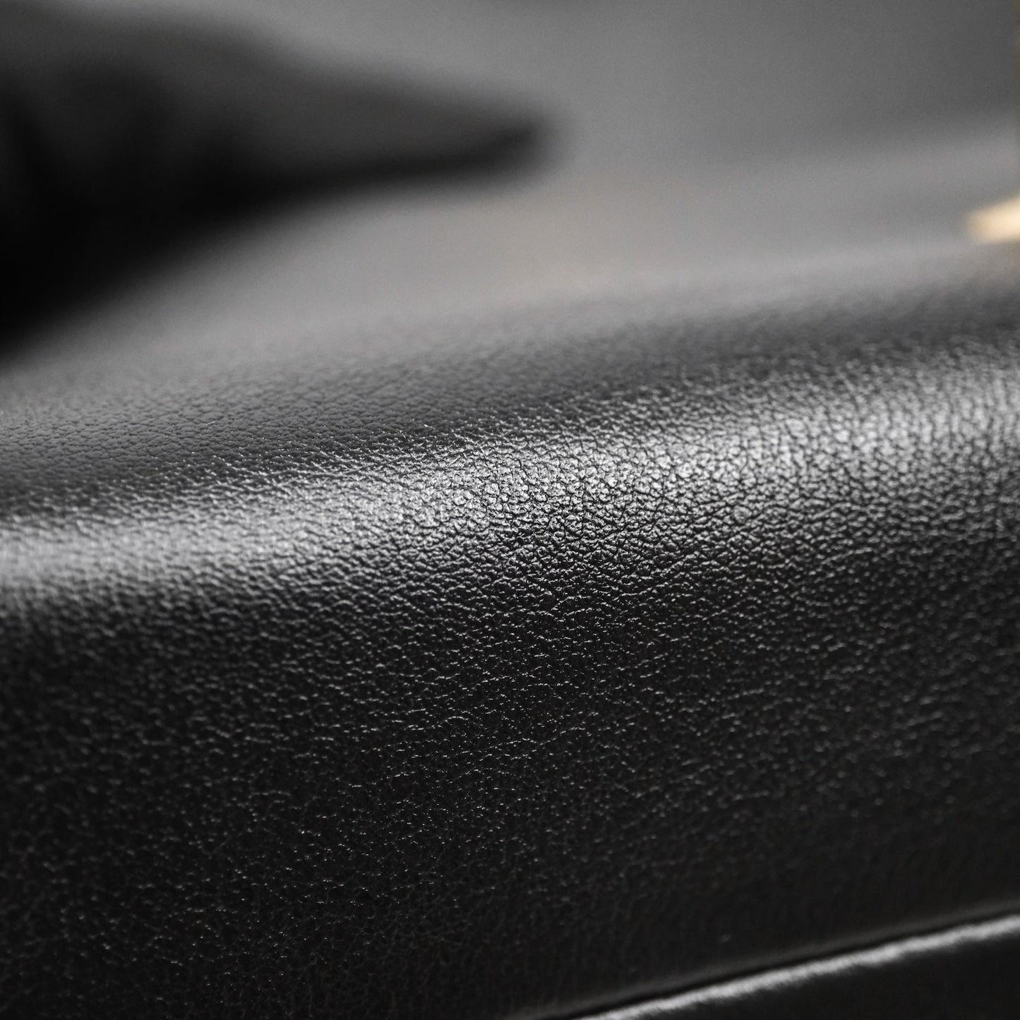 Chanel Pearl Chain Bag Black Calfskin Aged Gold Hardware