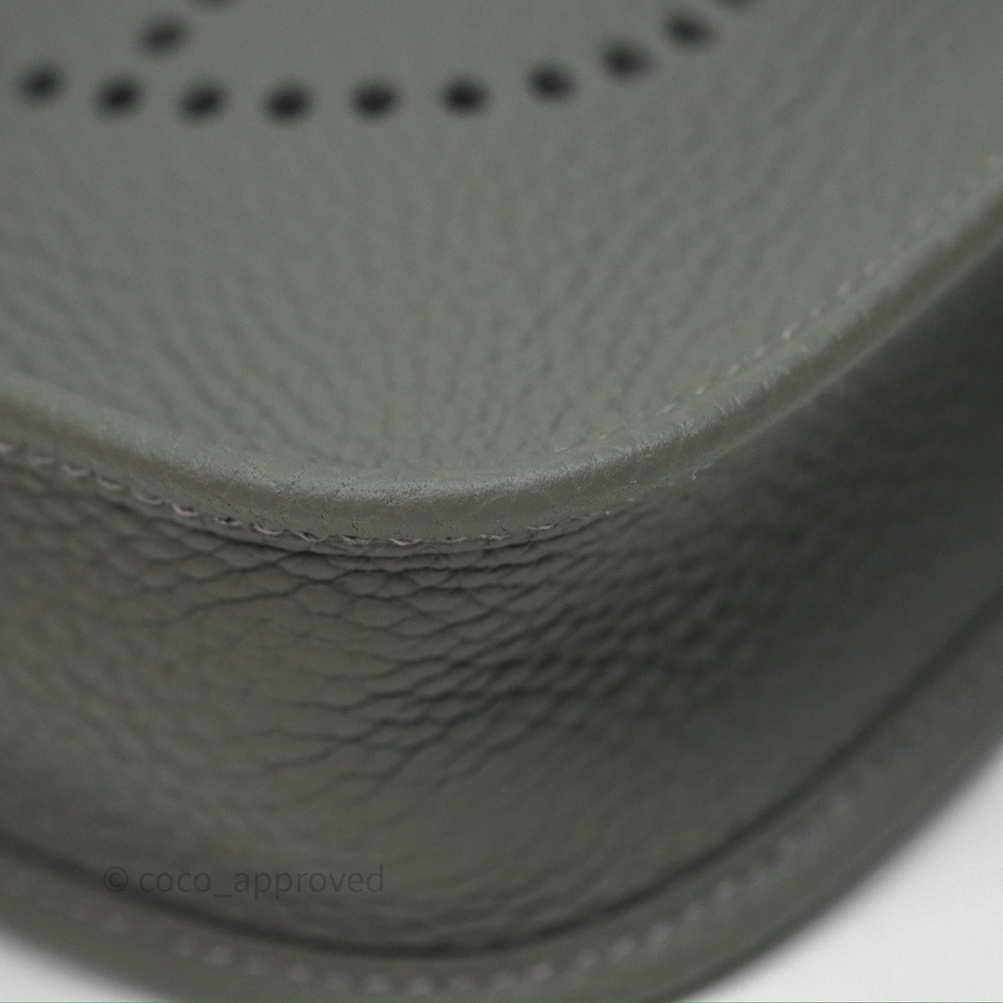 Hermès Mini Evelyne 16 Gris Meyer 0L Clemence Palladium Hardware