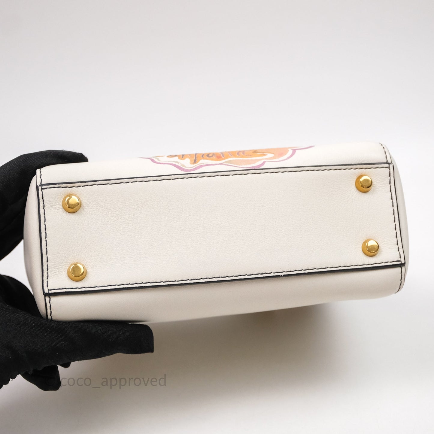 Christian Dior Mini Lady Dior Niki De Saint Phalle Calfskin White