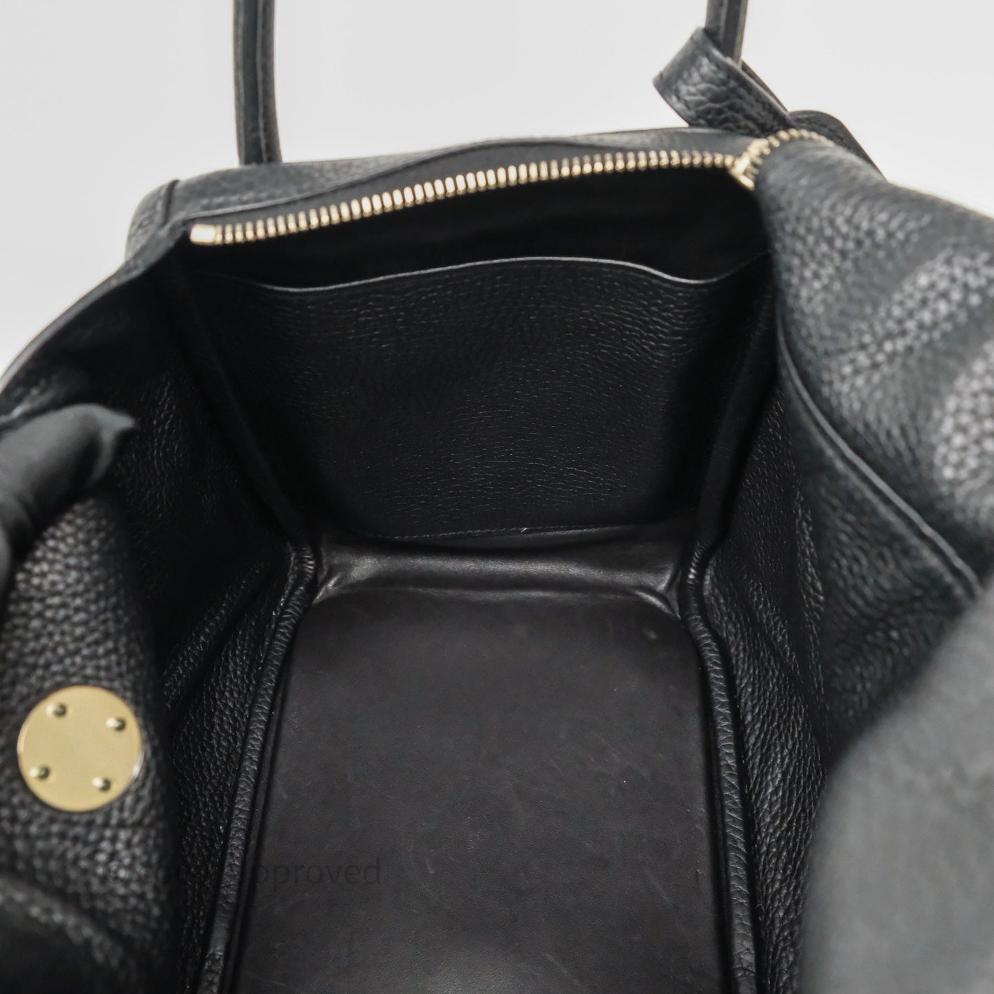 Hermès Lindy 30 Black Clemence Palladium Hardware