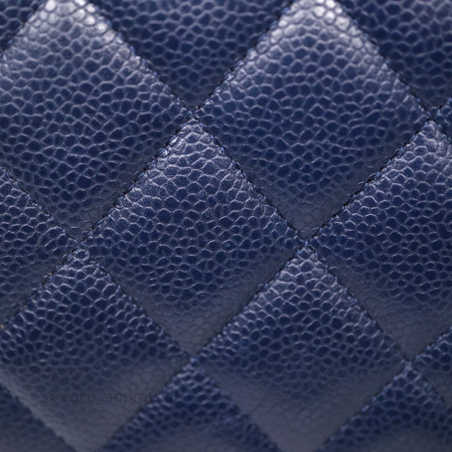 Chanel Jumbo Double Flap Navy Caviar Silver Hardware⁣⁣