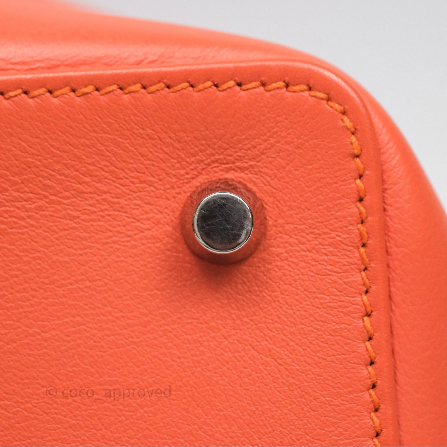 Hermès ToolBox 20 Mangue 9Z Evercolor Palladium Hardware
