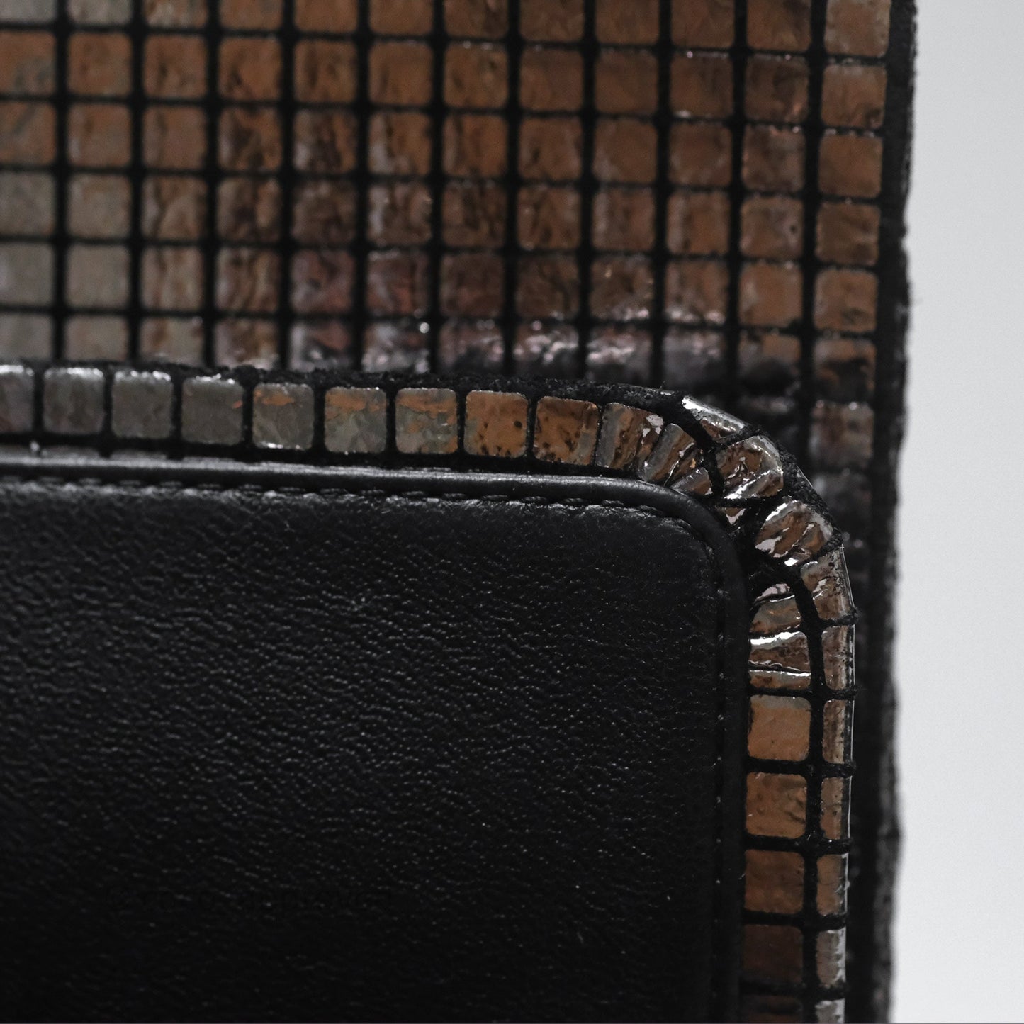 Chanel Mirror Reissue 2.55 Quilted Silver Suede Calfskin Gun Metal Hardware