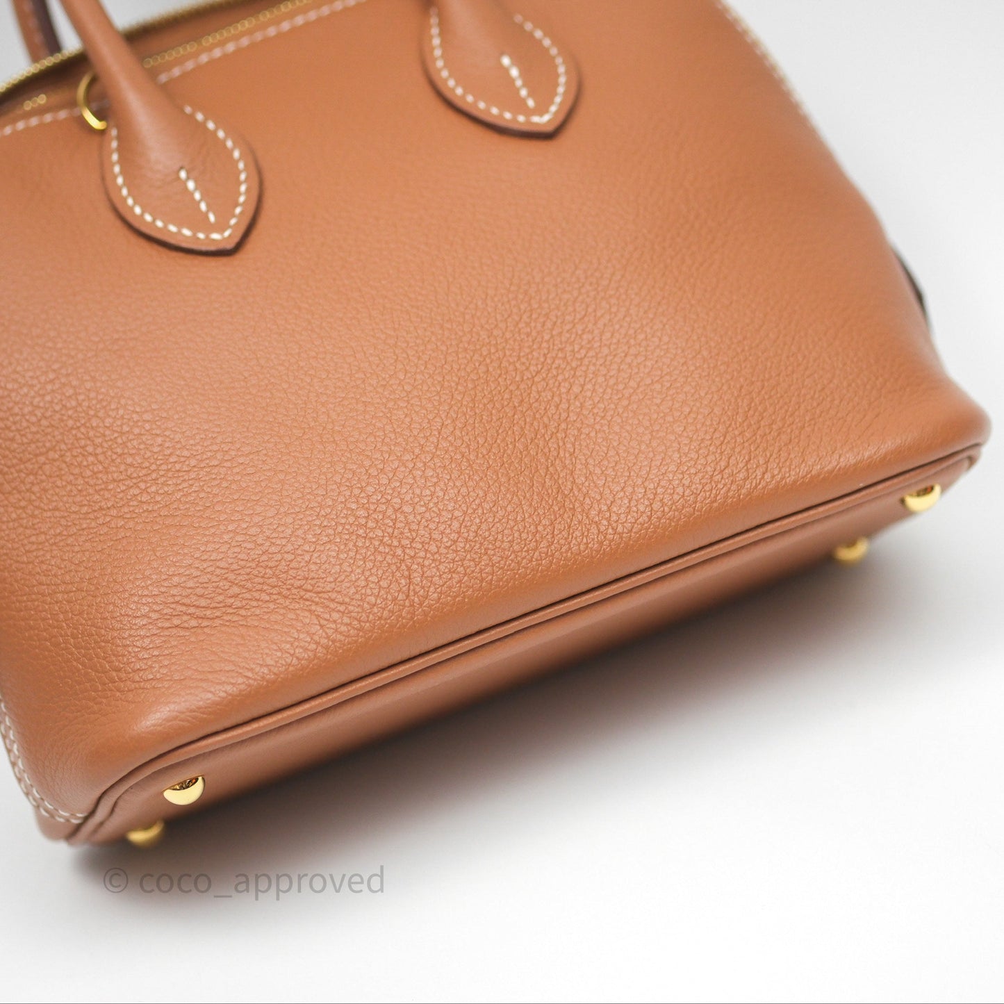 Hermès Bolide Mini 1923 Gold 37 Evercolor Gold Hardware