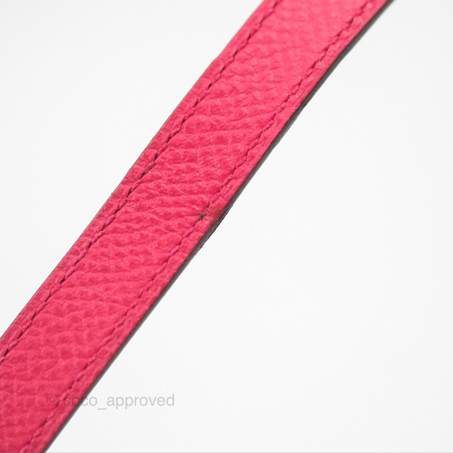 Hermès Clic 16 Wallet On Chain Rose Extreme Epsom Palladium Hardware