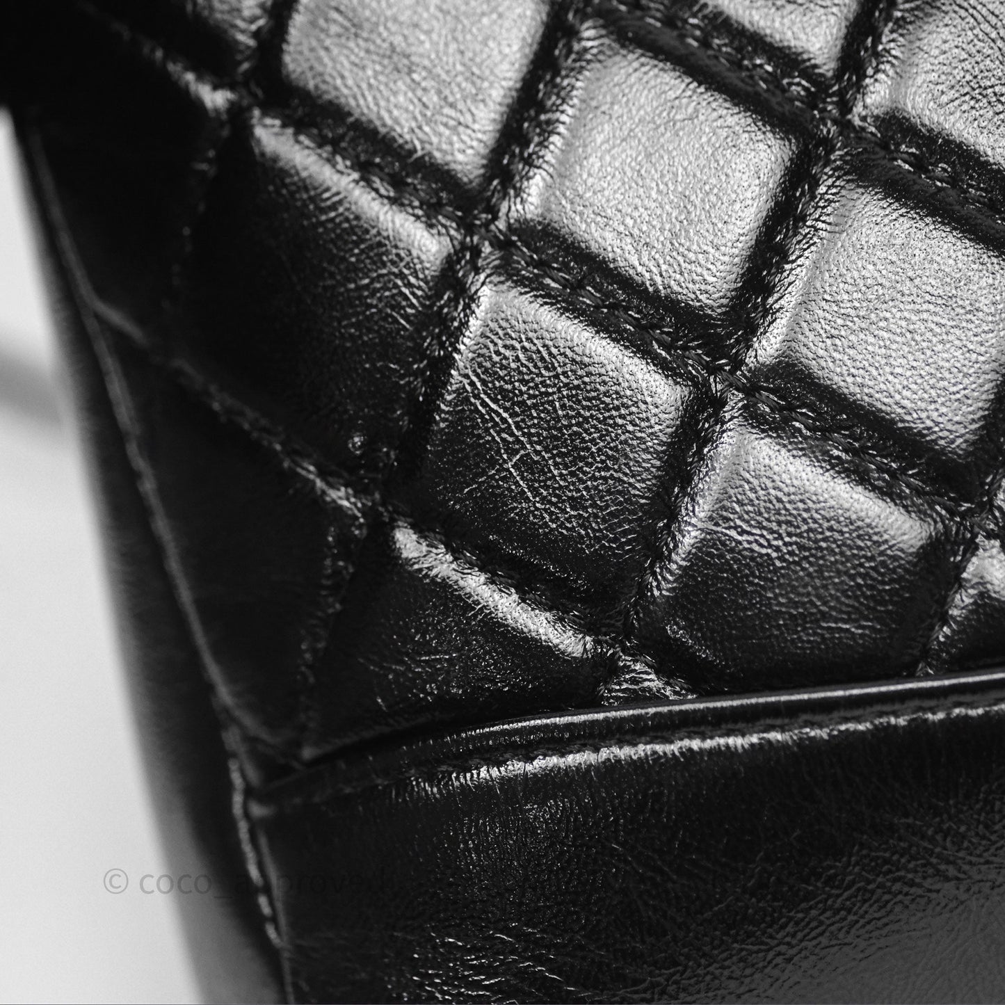 Chanel 31 Mini Black Shiny Lambskin Gold Hardware