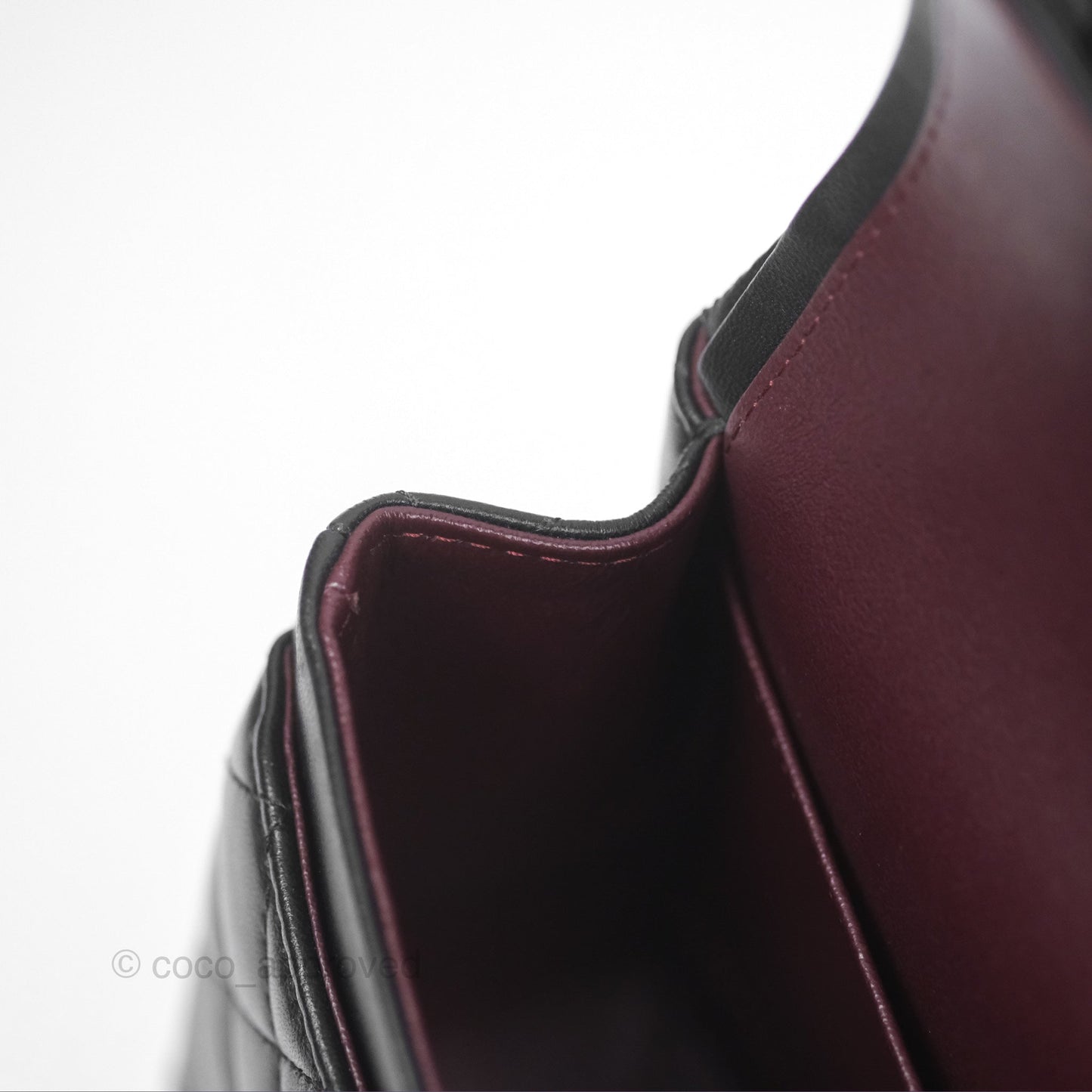 Chanel Small Classic Flap Quilted Black Lambskin Gold Hardware