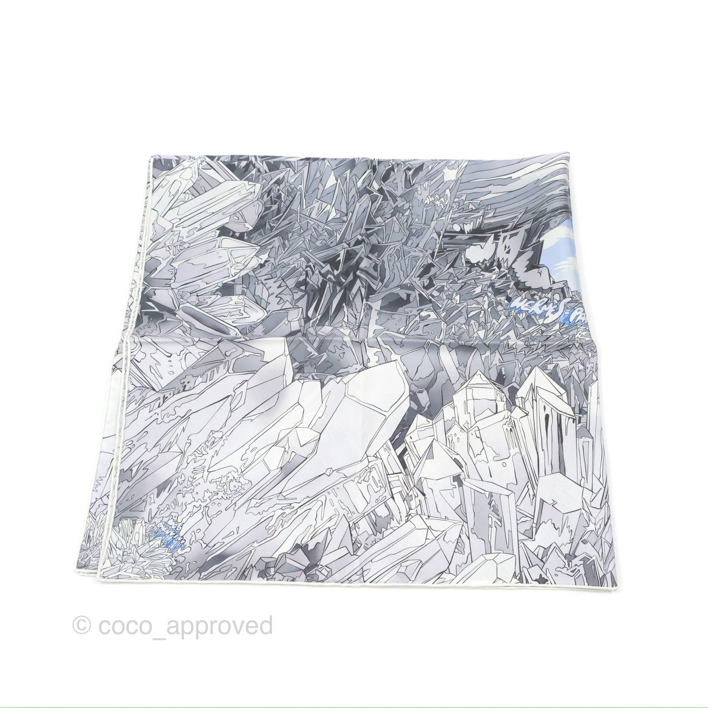 Hermes La Vallee de Cristal Scarf 90