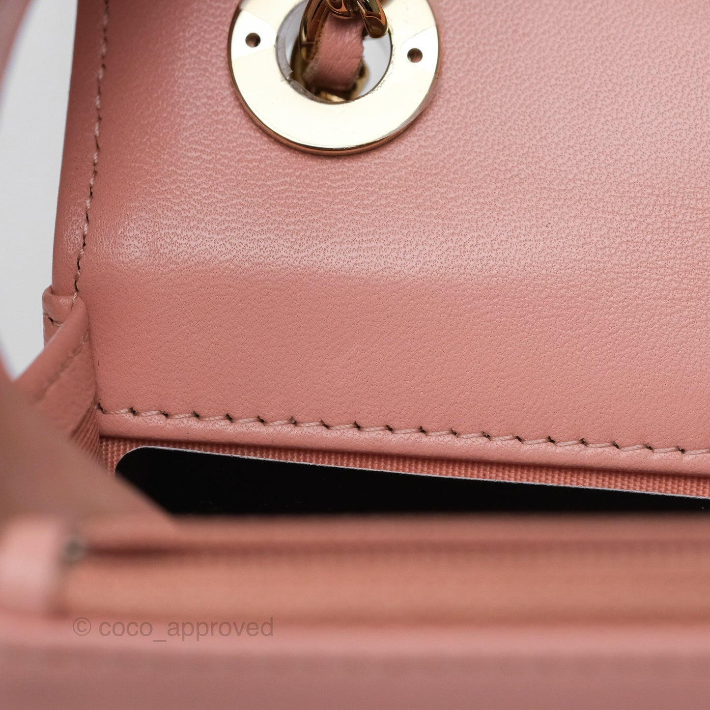 Chanel Trendy CC WOC Quilted Salmon Pink Lambskin Gold Hardware