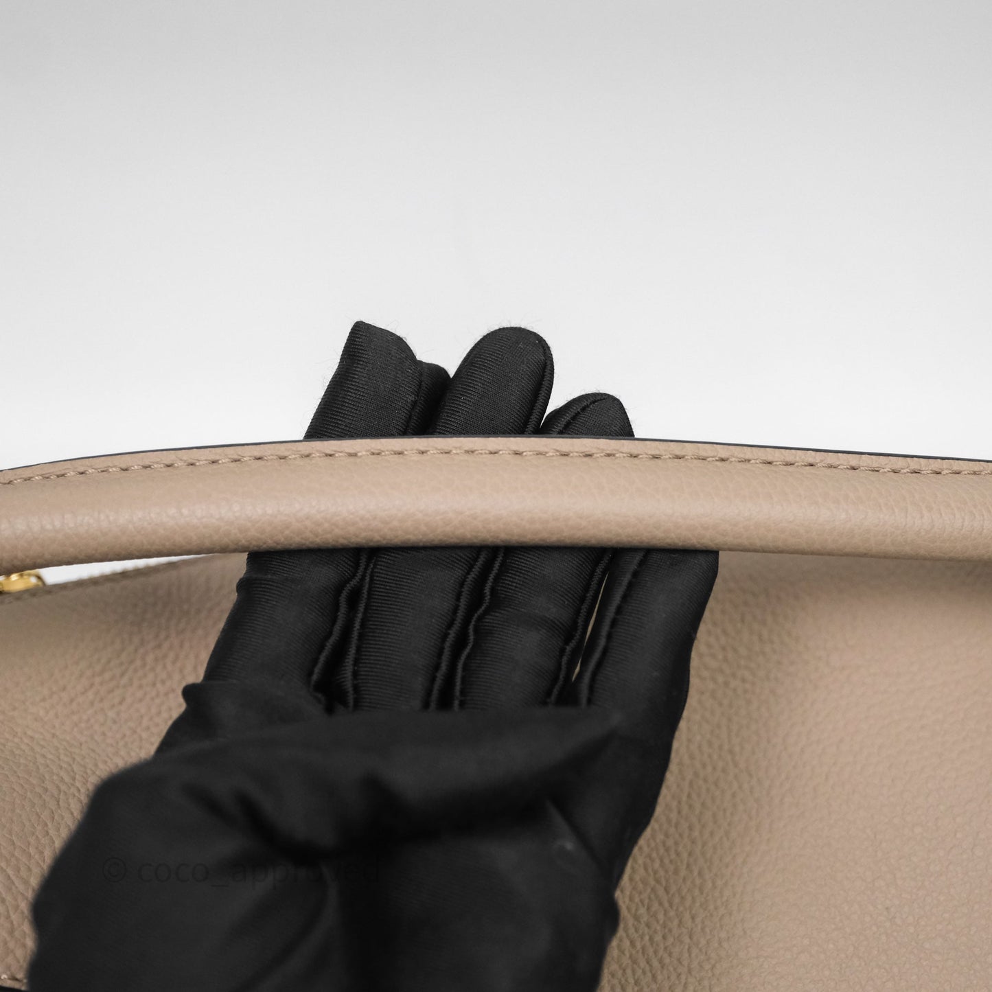 Loewe Small Puzzle Bag Sand Mink Grained Calfskin