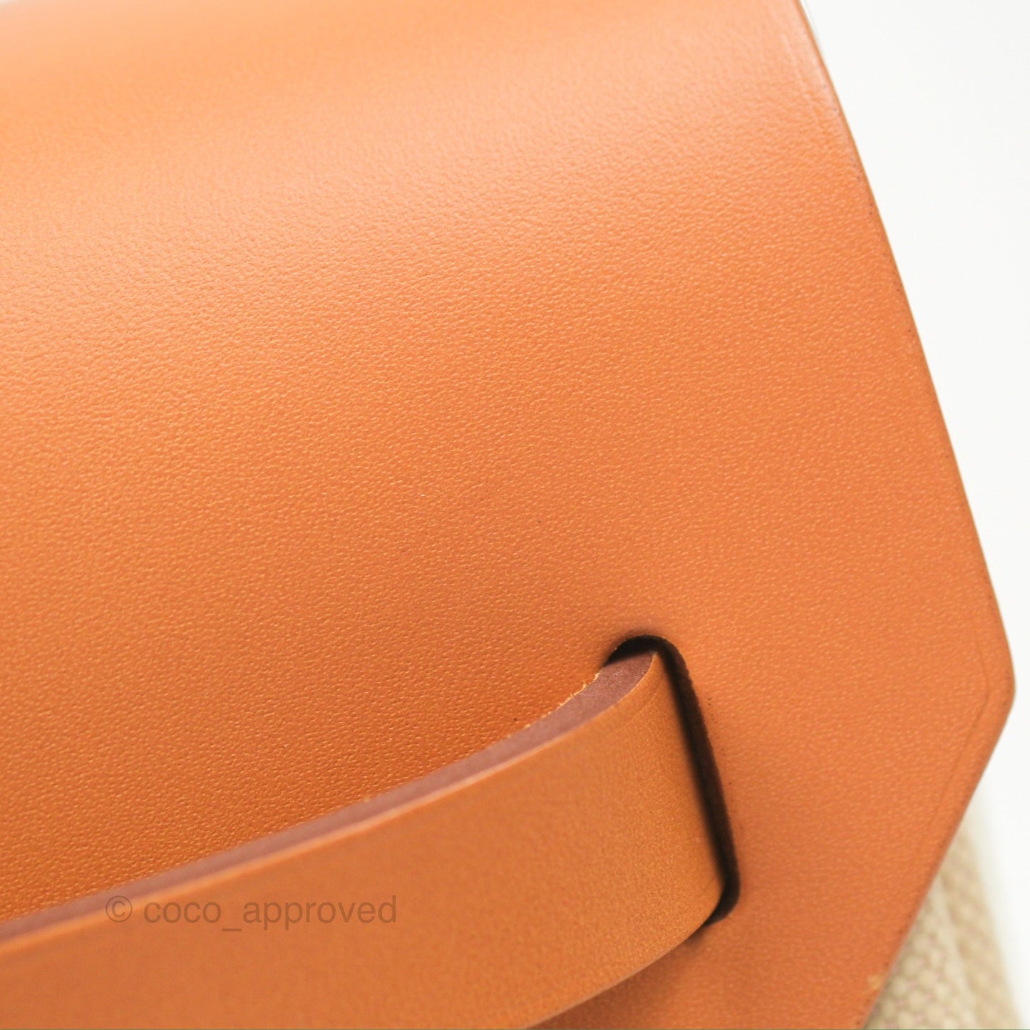 Hermès Herbag Zip 31 Retourne Beton / Nature Canvas Palladium Hardware