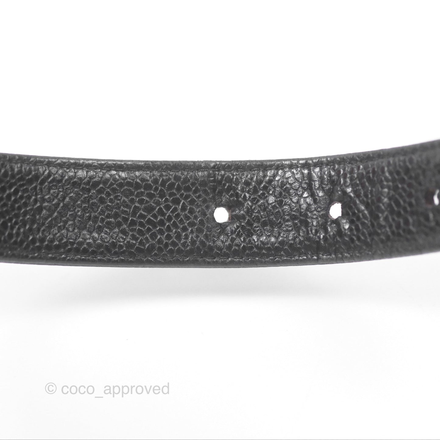 Chanel Vintage Belt Bag Black Caviar 24K Gold Hardware
