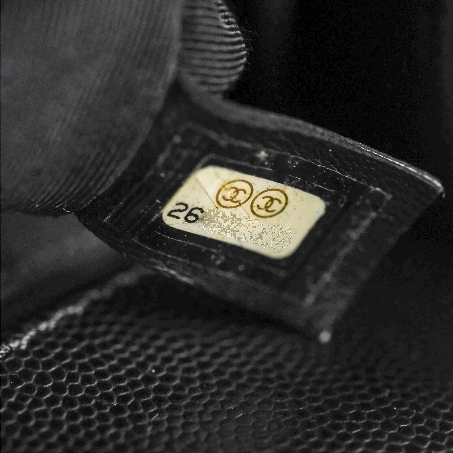 Chanel Quilted Medium Boy Black Caviar Aged Gold Hardware