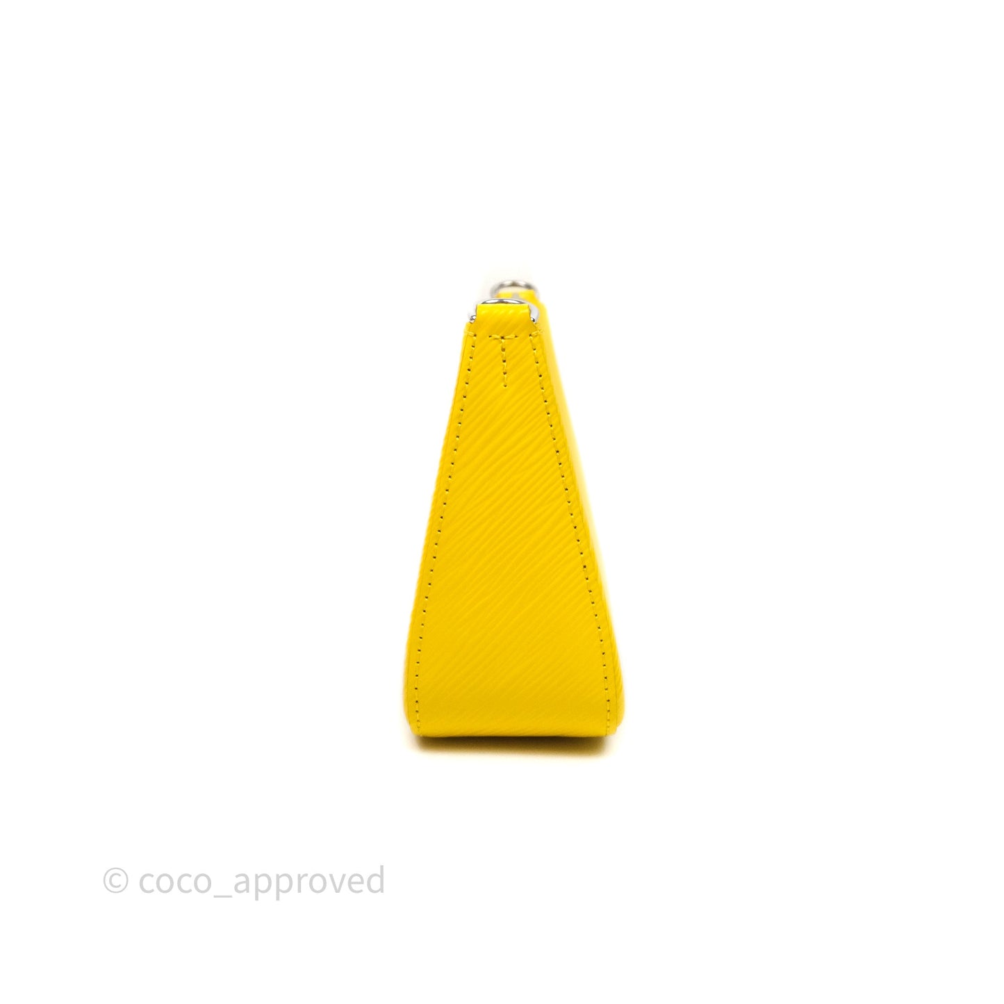 Louis Vuitton x Yayoi Kusama Epi Marellini Bag Infinity Dots Yellow Silver Hardware