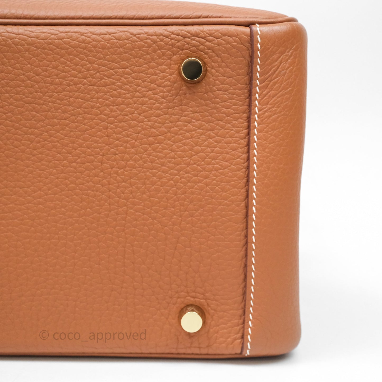 Hermès Lindy 30 Gold 37 Clemence Gold Hardware