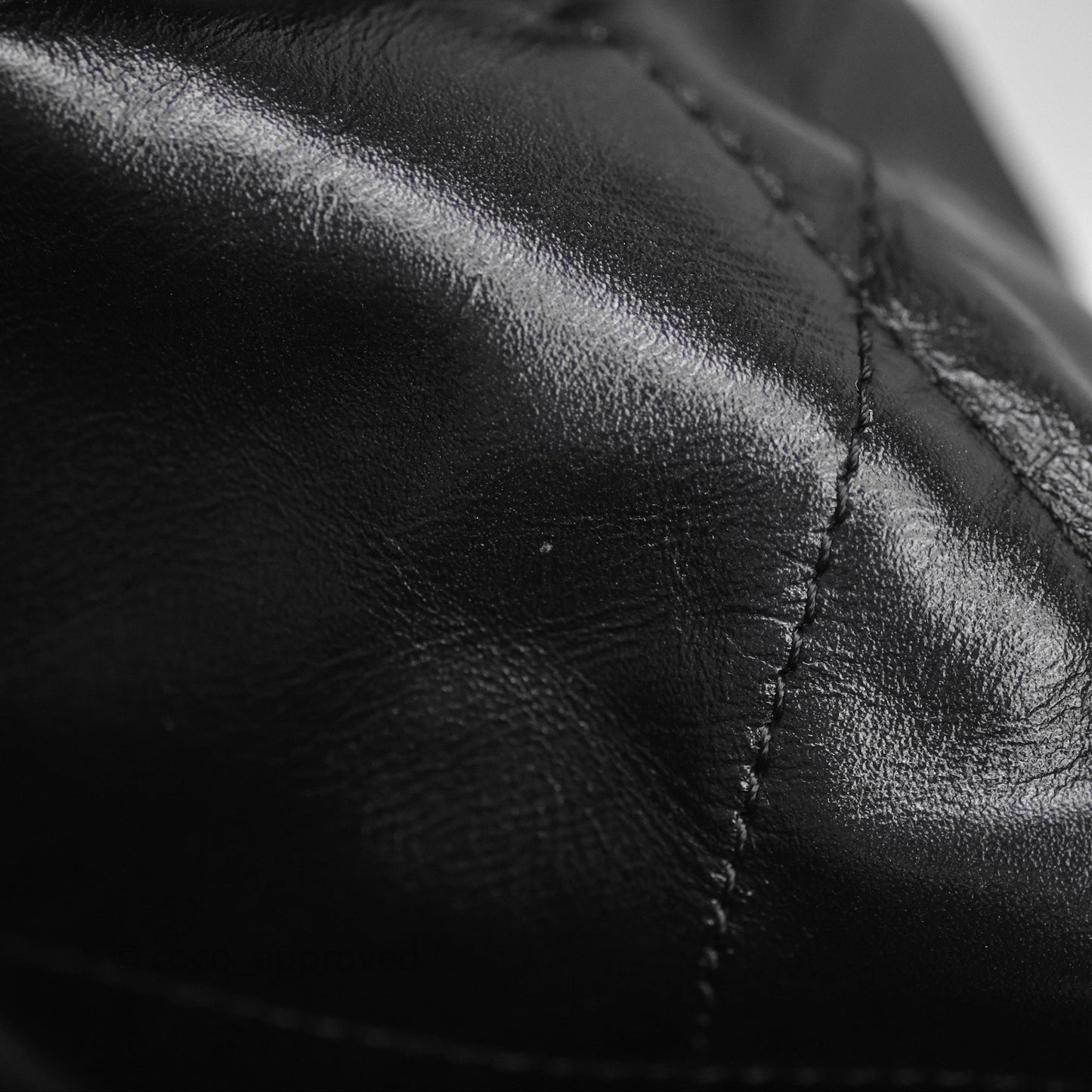 Chanel 22 Small Black Shiny Calfskin Aged Gold Hardware